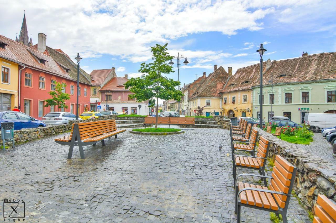 Via Del Centro Lägenhet Sibiu Exteriör bild